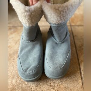 Cozy Blue Boots